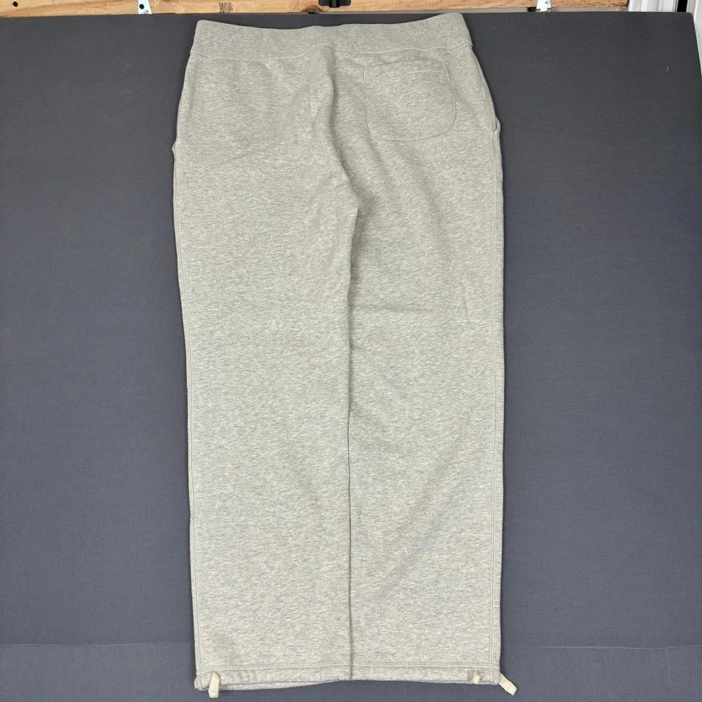 Polo Ralph Lauren Light Gray Sweatpants Men's Size Large Open Hem Drawstring